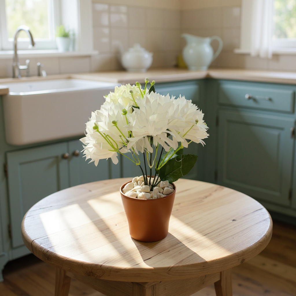 Ev & Ofis Dekorasyonu İçin Zarif Yapay Çiçek Aranjmanı