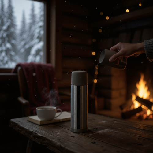 TK Cooker 0,75 Litre Çelik Termos