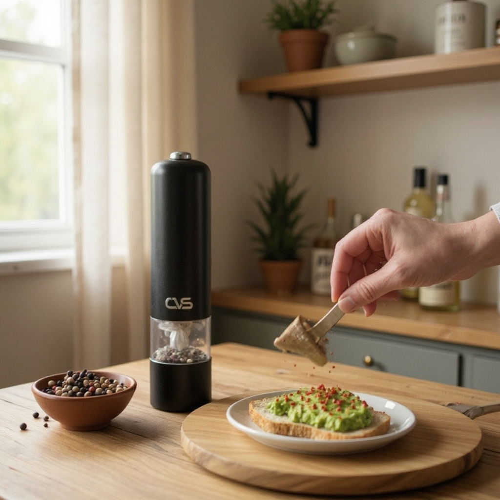 Cvs Otomatik Tuz ve Karabiber Değirmeni